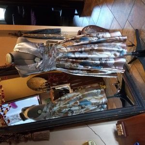 Adrianna Papell Halter Party Dress